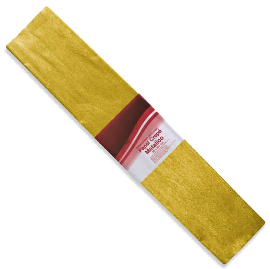Papel Crepe Metálico
