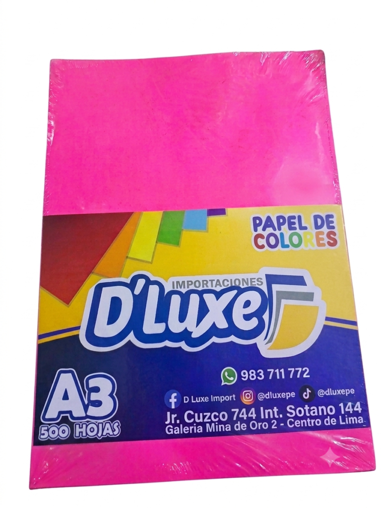 Papel Bond A3 Arcoiris