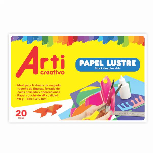 Block Papel Lustre X 20 HJ