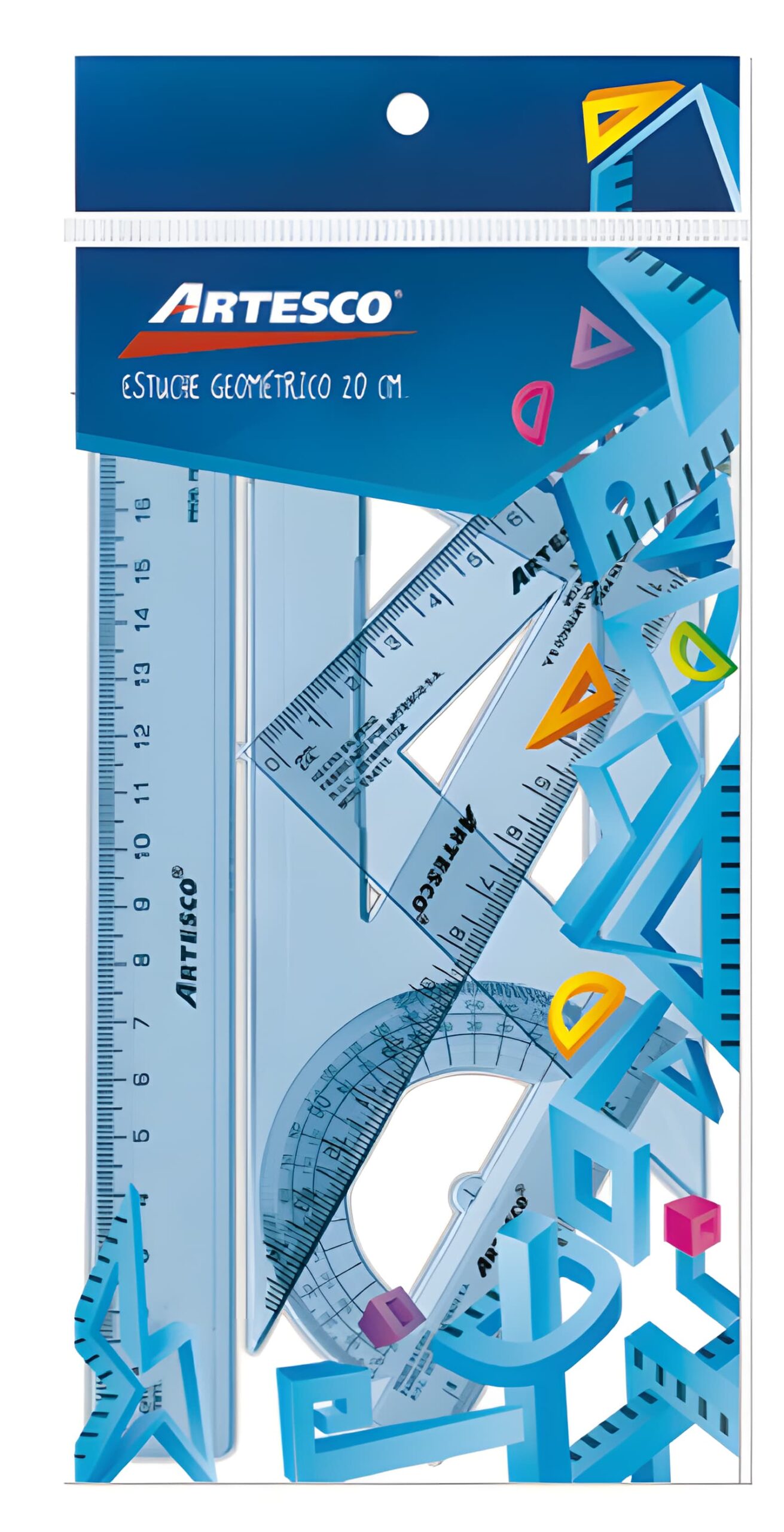 Juego de reglas Artesco x20cm