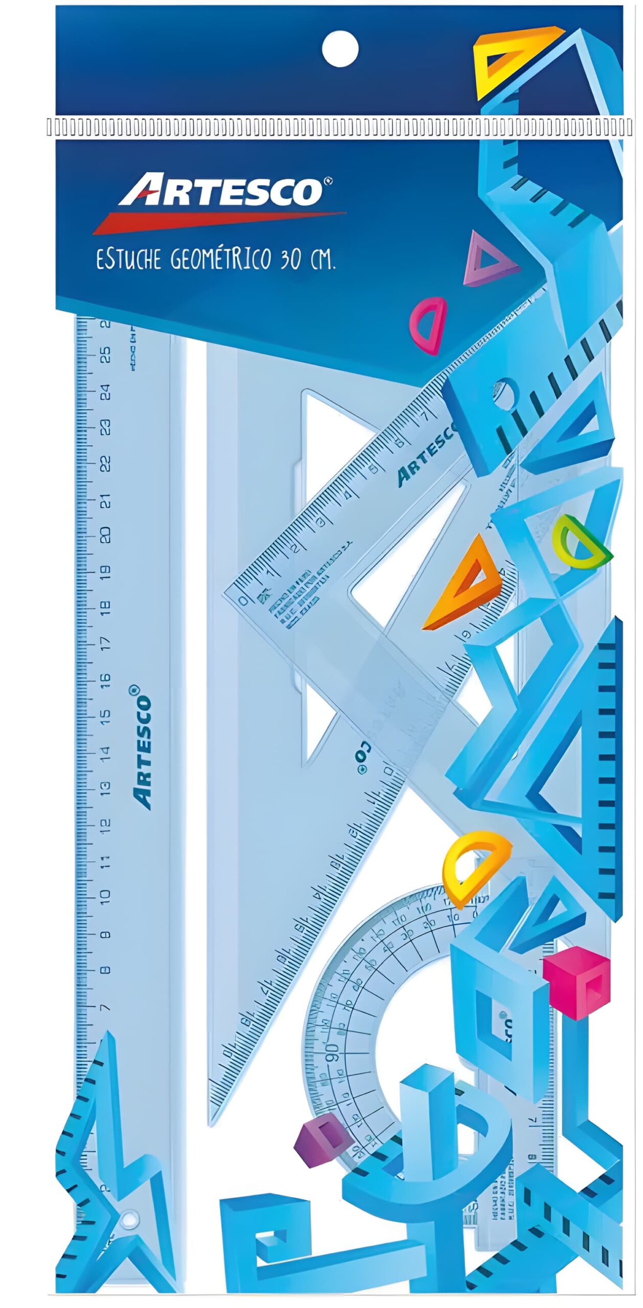 Juego de reglas Artesco x 30cm