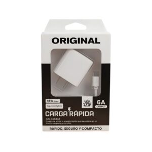 Cargador DW Entrada Tipo "C" Carga Rapida