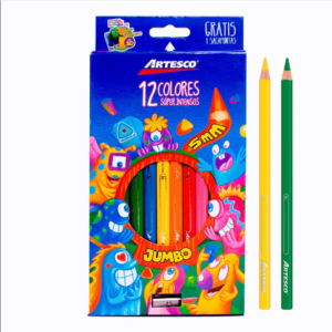 Colores Jumbo Artesco X 12 UND