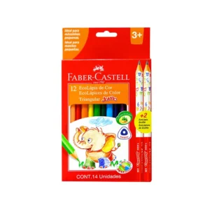 Colores Jumbo Faber Castell X 12L + 2LAP