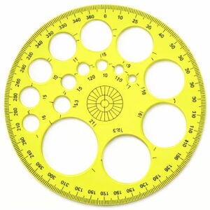 regla circular flexible