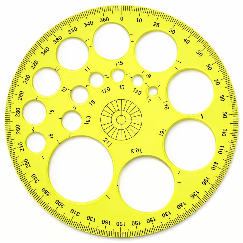 regla circular flexible