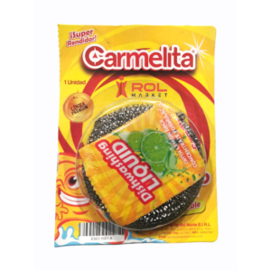 Estropajo de Metal Carmelita con Liquido x12 und