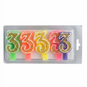Velas Individuales Escarchadas