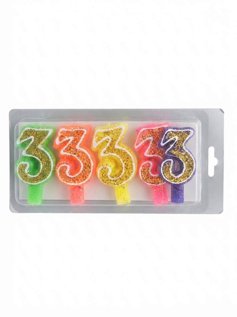 Velas Individuales Escarchadas