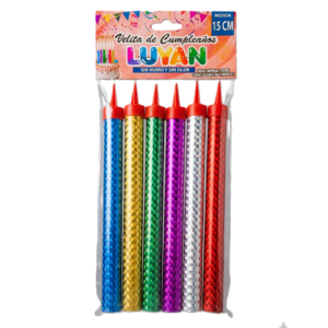Vela Volcan 15 Cm X 6 Und 60 SG