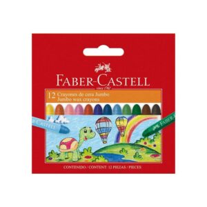 Crayones Jumbo Faber Castell x 12 Und