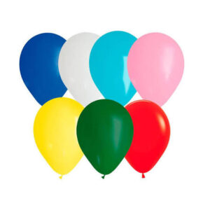 Globo N7 Color Solido Diale X 100 Und