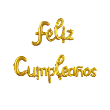 Globo Letra Feliz Cumpleaños