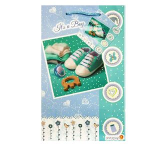 Bolsa de Regalo Mediano Mate Babyshower (24 X 14.8CM)