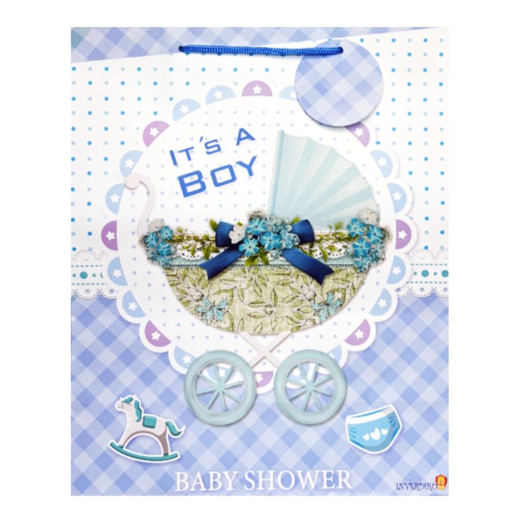 Bolsa de Regalo Moza Mate Babyshower (32 X 26CM)