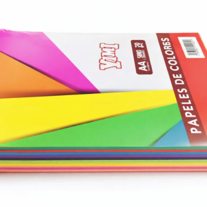 Papel Bond x500 Arcoiris Colores Fuertes