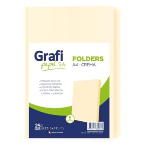 Folder Manila A4 (Sin Faster) x25und