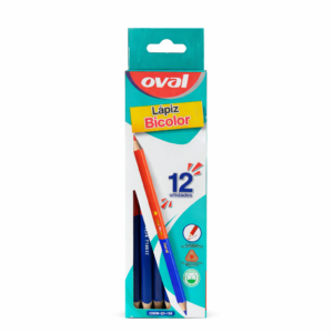 Lapiz Bicolor Oval X 12 Und