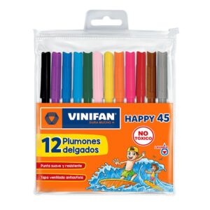 Plumones 45 Happy Vinifan x 12 und.