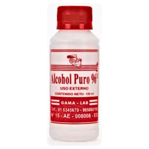 Alcohol Pequeño Tapa Roja Leslyfarma 120 ml