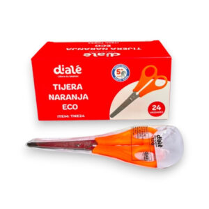 Tijera Escolar Naranja Diale 5" Económica